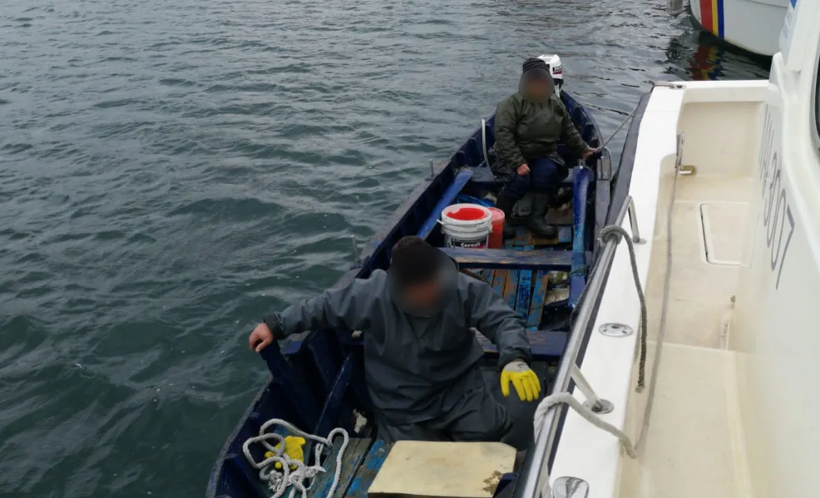 O navă a luat foc în Marea Neagră, în zona economică exclusivă a României