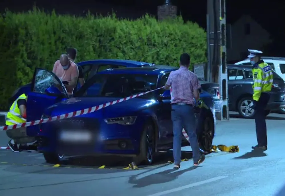 Incident șocant în Chiajna. Bărbați atacați cu pistoale și săbii de membrii unei grupări interlope