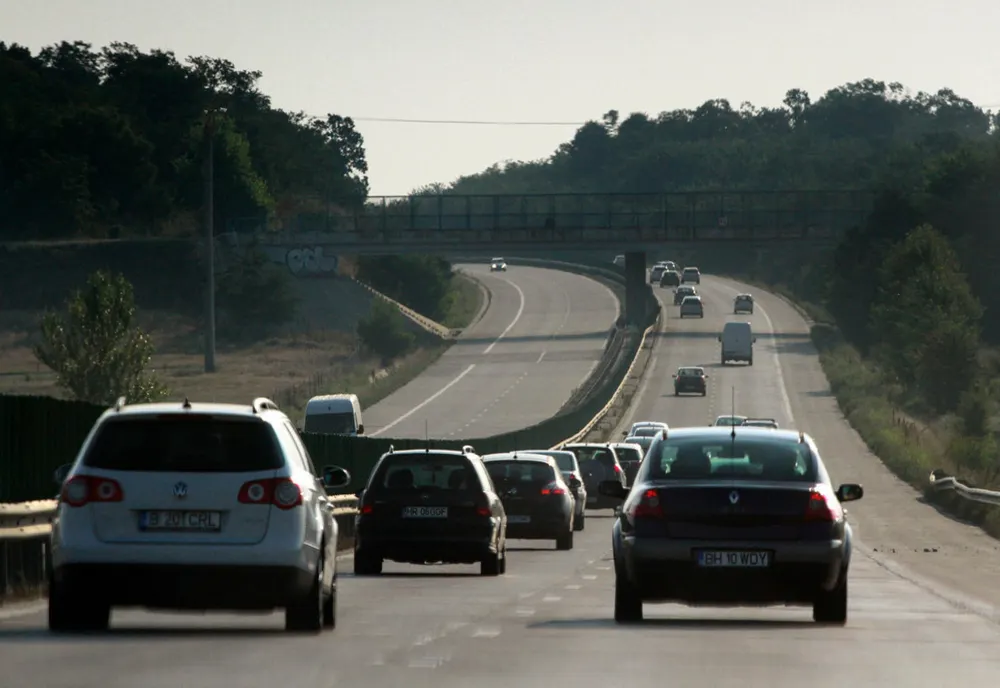 Aglomerație pe DN 4 și pe A2, în județul Ilfov