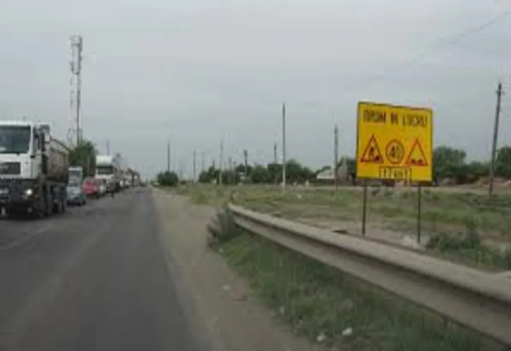 Trafic îngreunat pe centura Bucureștiului din cauza unui autocamion căruia i s-a desprins o roată