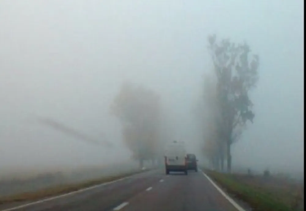 Trafic în condiții de ceață în Giurgiu, Prahova, Dâmbovița și Ilfov