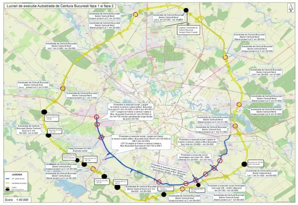 A fost semnat contractul pentru Lotul II al Autostrăzii de Centură București Nord