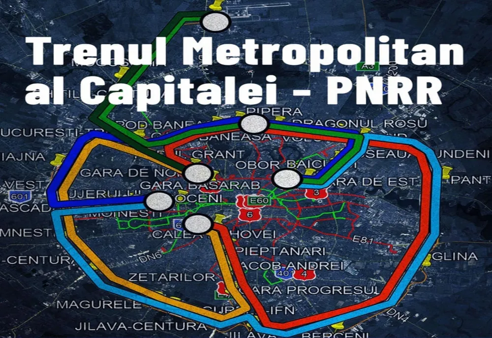 Trenul Metropolitan Bucureşti - Ilfov, proiectul Asociaţiei de Dezvoltare Intercomunitară pentru Transport Public Bucureşti - Ilfov 