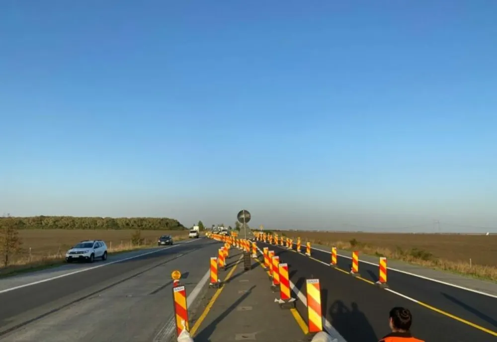 Au fost reluate lucrările de reparații pe Autostrada A2, București – Fundulea