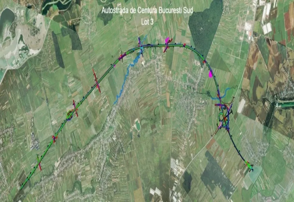 A fost emis Ordinul de începere a lucrărilor de execuție aferente lotului 3 din Autostrada de Centură București Sud 