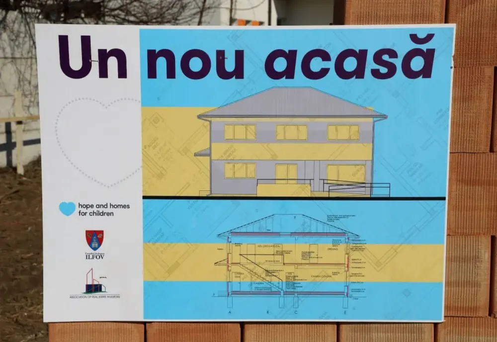 Începe construirea primei case de tip familial pentru copiii instituționalizați din Ilfov