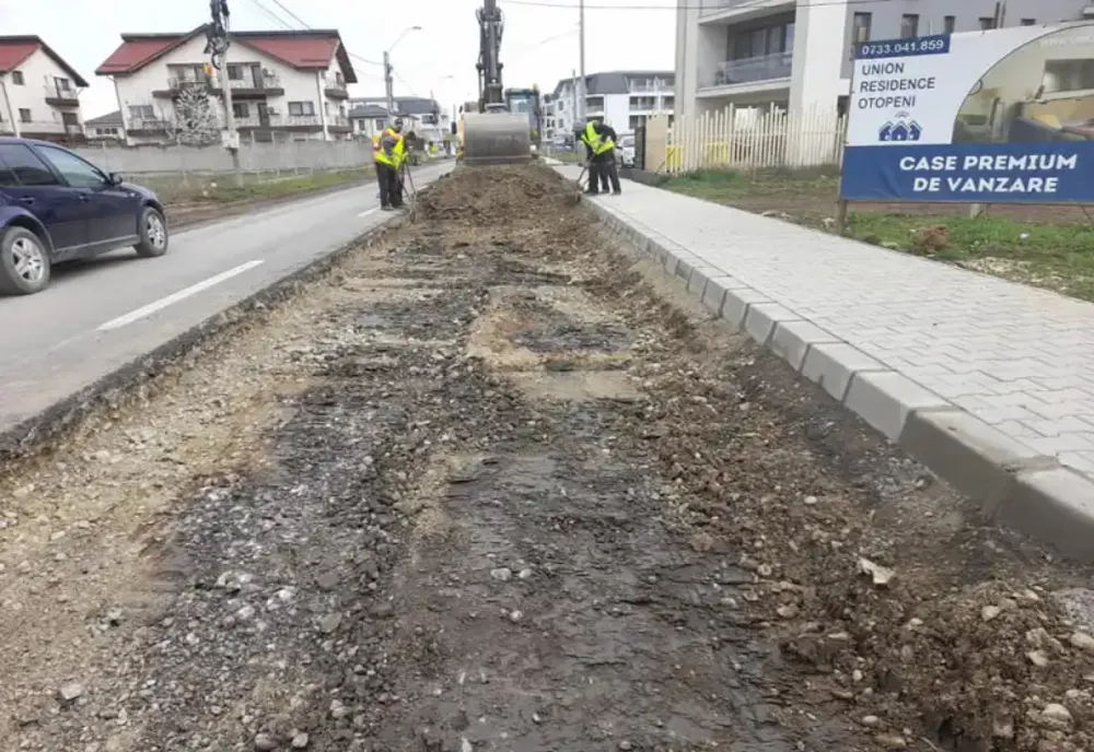 Lucrări de modernizare și reabilitare  pe DJ100, Otopeni – Tunari