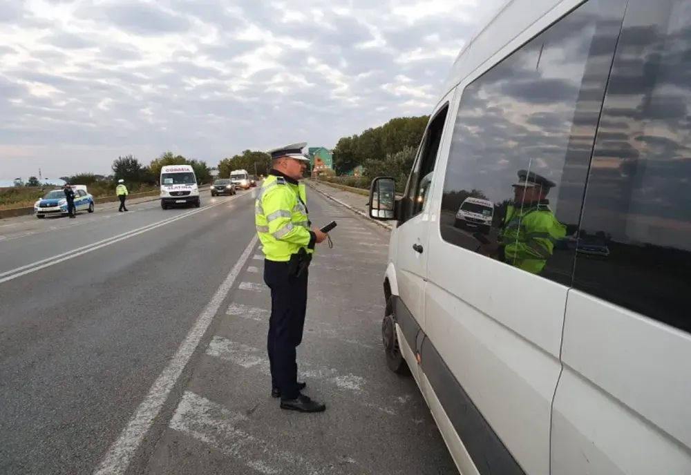 Ilfov. Acţiune a poliţiei rutiere la transportatori