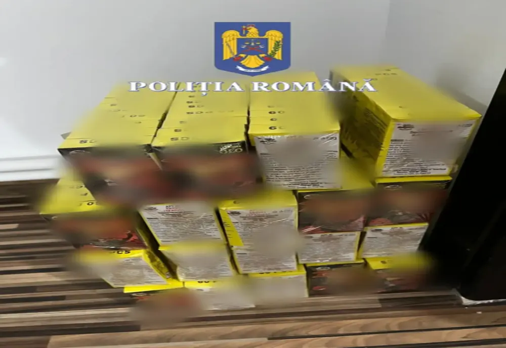 Ilfov. Percheziții la domiciliu unui bărbat din Voluntari,  bănuit de comercializarea articolelor pirotehnice în mediul online