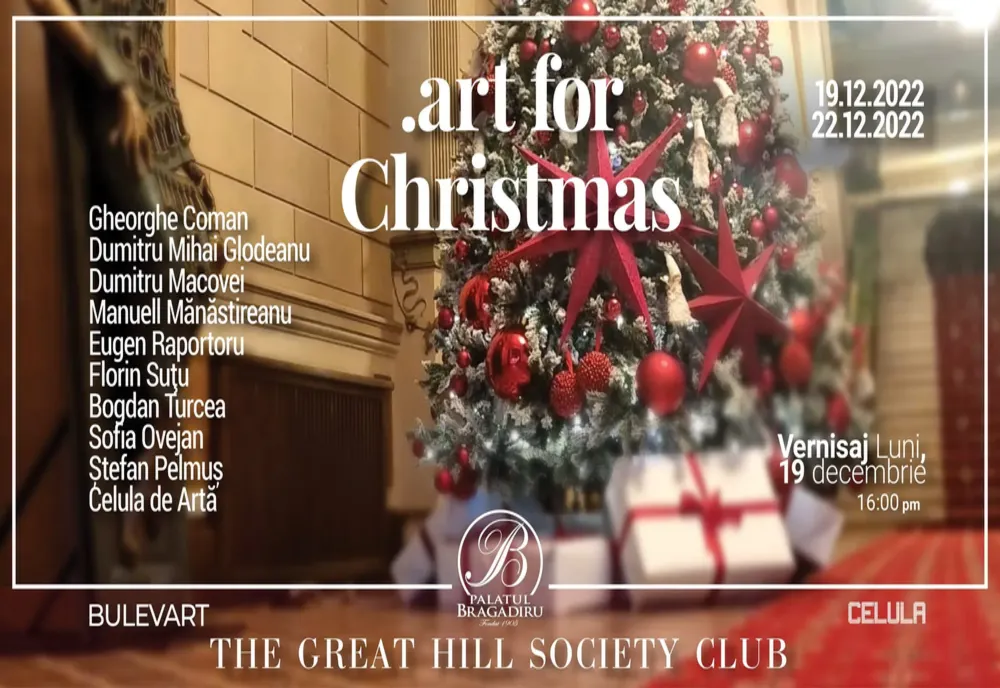 “Art for Christmas”, la palatul Bragadiru