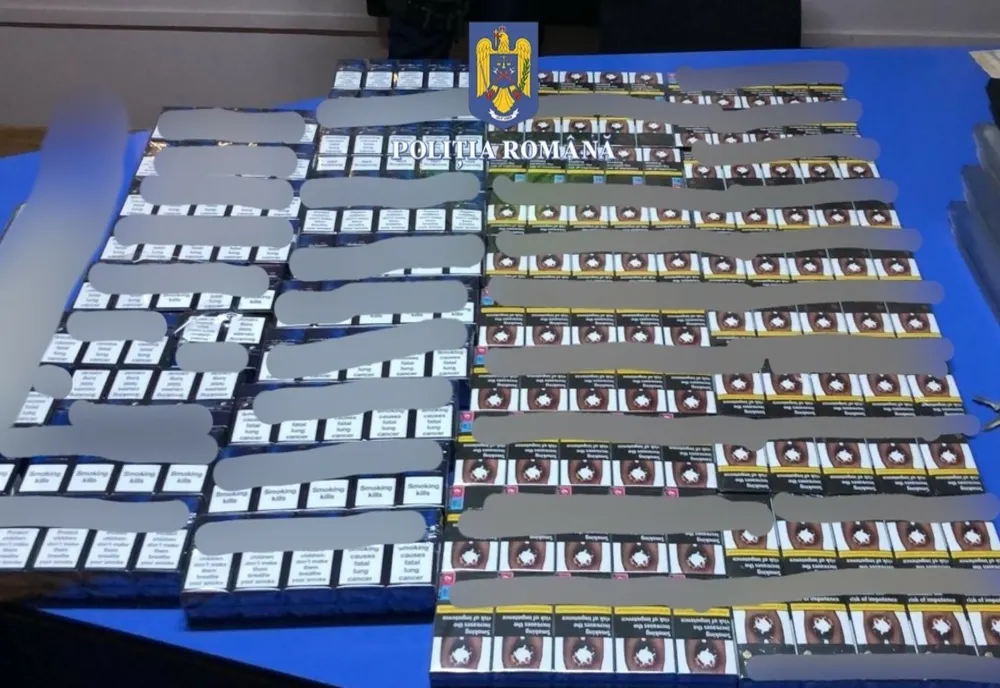 IGPR: Peste 61 de milioane de țigarete și peste 9,6 tone de tutun, capturate în primele 7 luni ale anului
