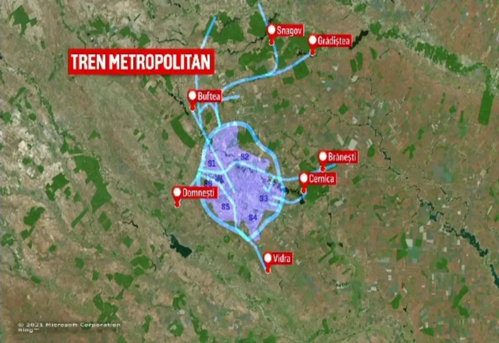 Trenul Metropolitan București-Ilfov, pe masa Ministerului Transporturilor. Proiectul costă un miliard de euro și presupune lucrări la 330 km de cale ferată