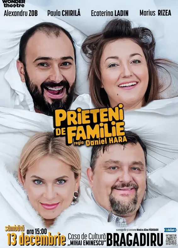 Consilierii AUR aduc teatrul în prim-plan la Bragadiru cu spectacolul „Prieteni de familie”