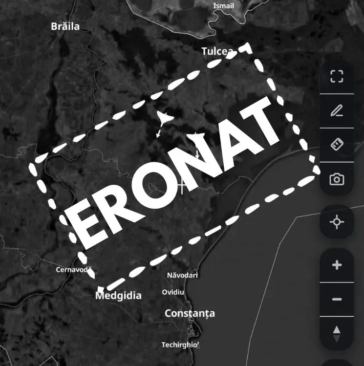 MApN avertizează: hărțile cu drone distribuite pe internet, care sugerează pătrunderi în spațiul aerian al României, sunt false