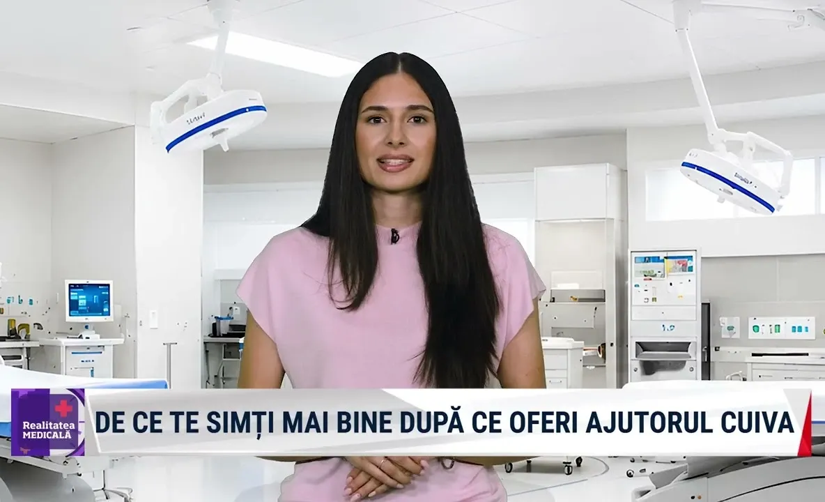 Realitatea Medicală cu Nicole Păcuraru: De ce te simți mai bine după ce ajuți pe cineva?
