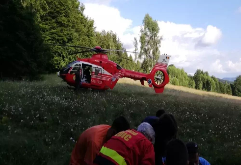 Accident rutier pe DN3, la Brănești. Pieton accidentat de o autoutilitară