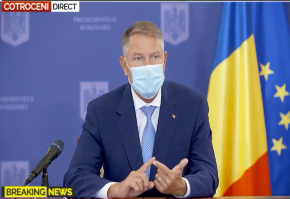 Klaus Iohannis, conferință de presă după noul bilanț al cazurilor de coronavirus!