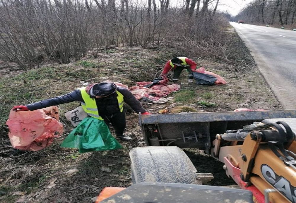 Campanie amplă de strângere a gunoaielor din zonele limitrofe, în Pantelimon
