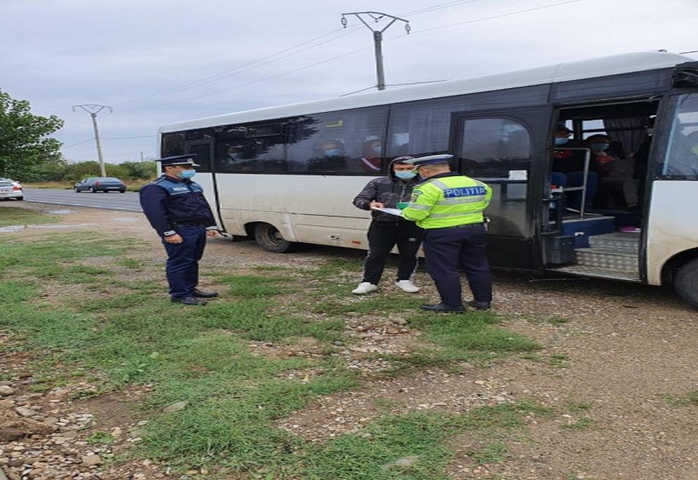 180 de mijloace de transport persoane din Ilfov, verificate de polițiști