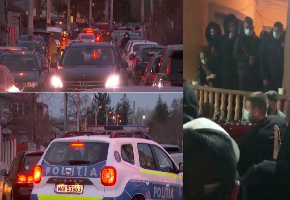 Priveghi spart de oamenii legii, la Chitila