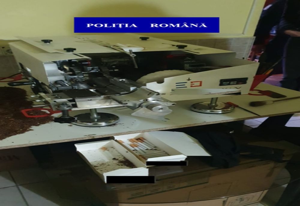 Percheziții în Buftea într-un dosar de producere ilegală de țigări