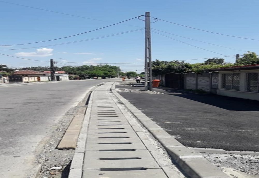 Lucrările de reabilitare a străzii Gării din Jilava se vor încheia în toamnă