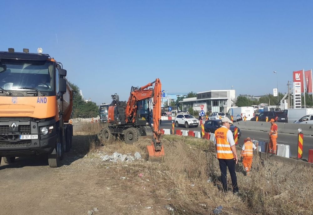 Au început lucrările la construirea unui sens giratoriu la Otopeni