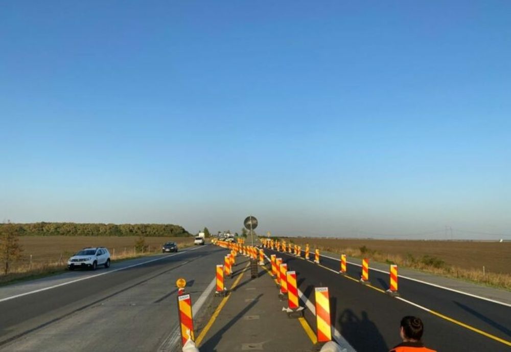 Au fost reluate lucrările de reparații pe Autostrada A2, București – Fundulea