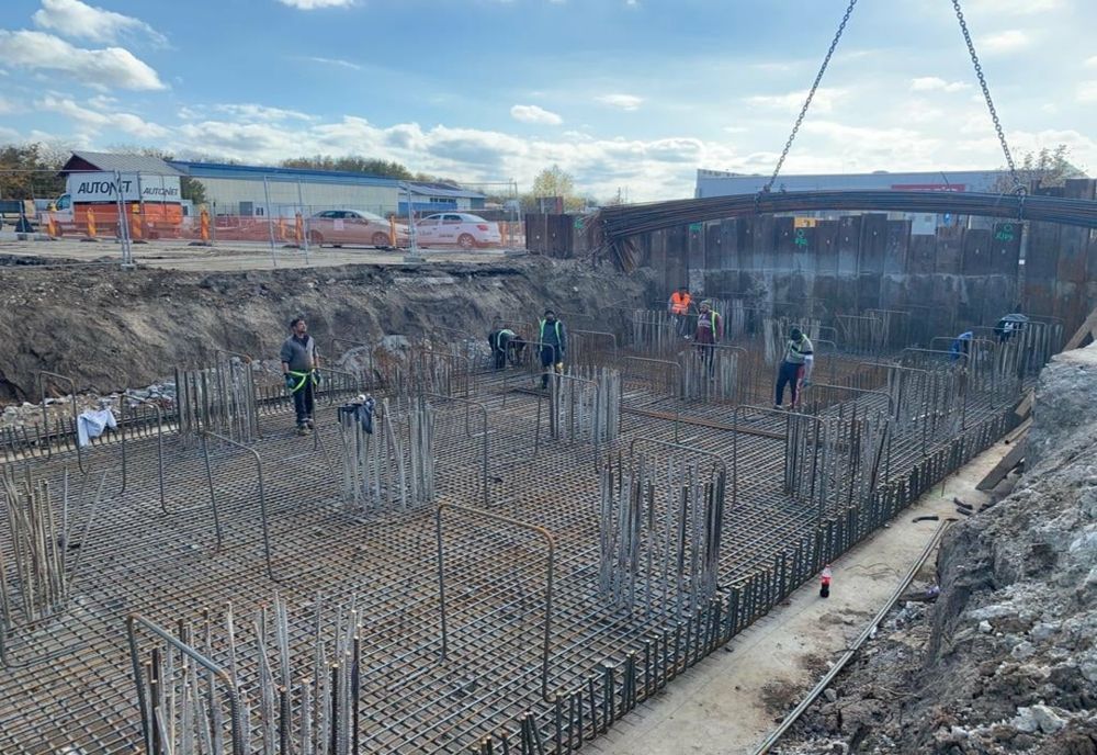 Continuă lucrările la Pasajul Olteniţei - Popeşti Leordeni