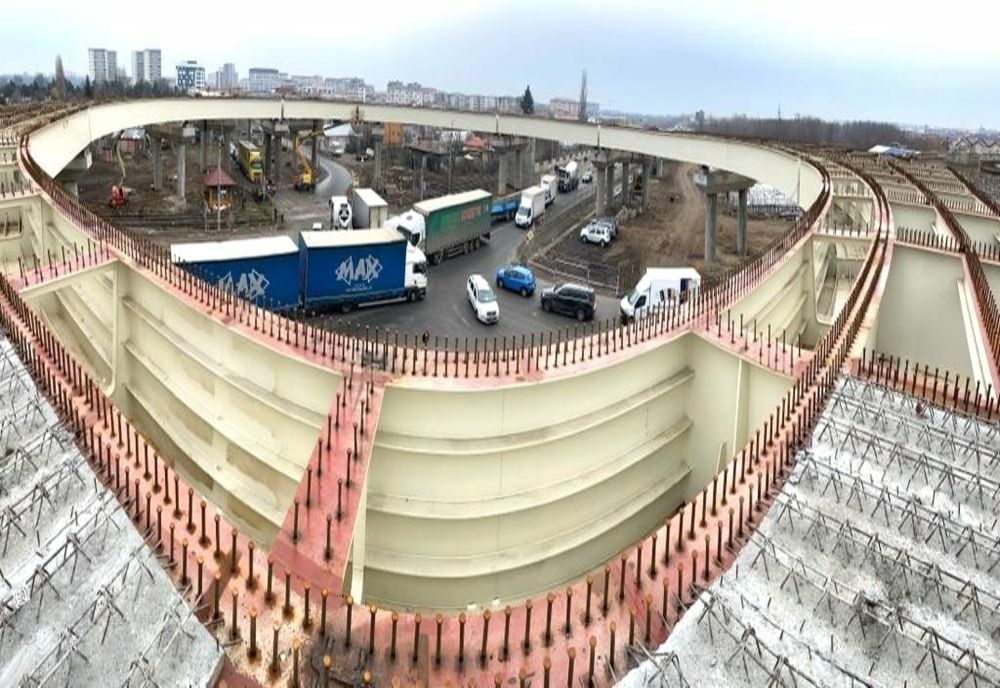 La Pasajul Domnești, se lucrează la racordarea rampei de urcare dinspre Chiajna cu Centura Capitalei 