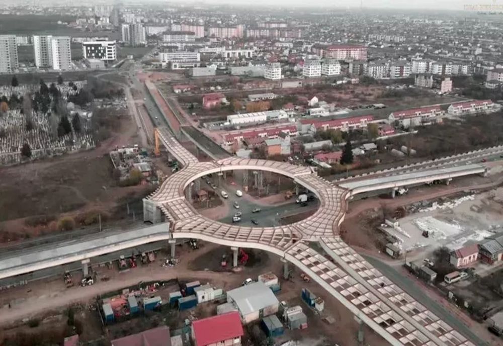 Ilfov. Pasajul Domnești, s-a turnat primul strat de asfalt 