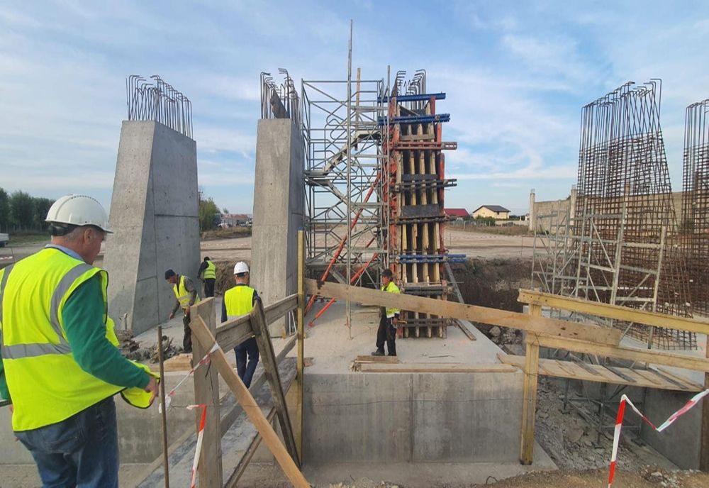 Continuă lucrările pe Lotul 3 pe A0 Sud, Autostrada Bucureştiului