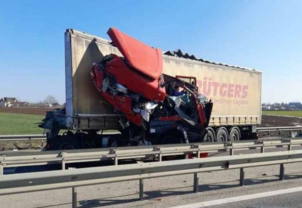 Trafic îngreunat pe autostrada A3, în judeţul Ilfov, din cauza unui accident