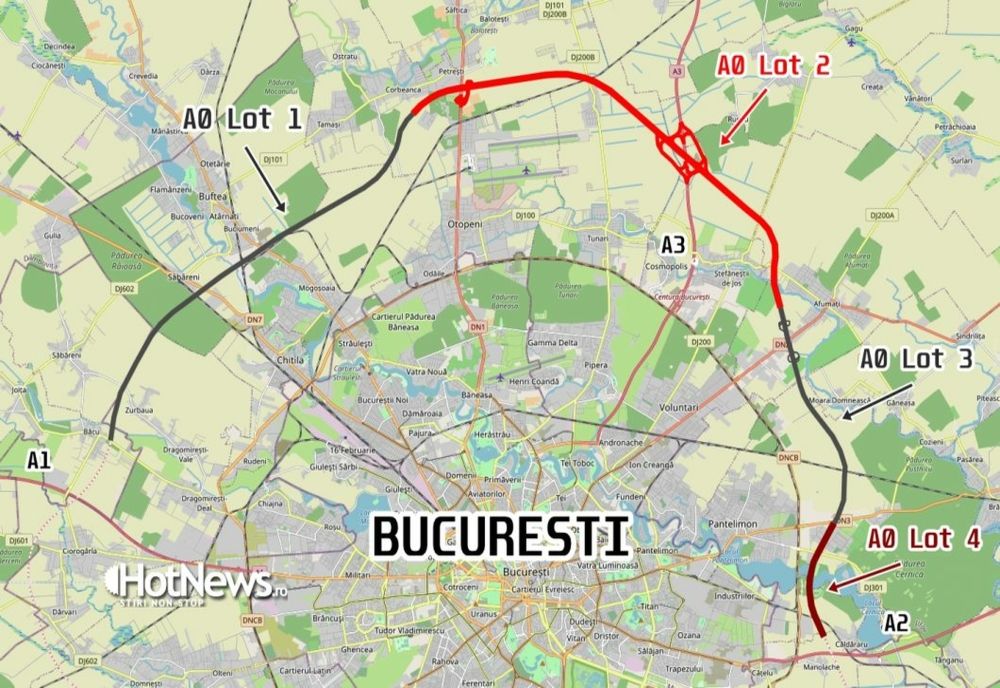 A fost semnat contractul pentru construirea Lotului 3 al Autostrăzii A0