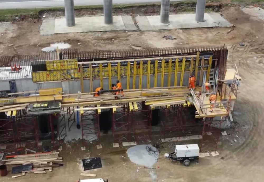 Ilfov. Situaţia la zi pe şantierul Lotului 3 al A0 Autostrada Bucureştiului