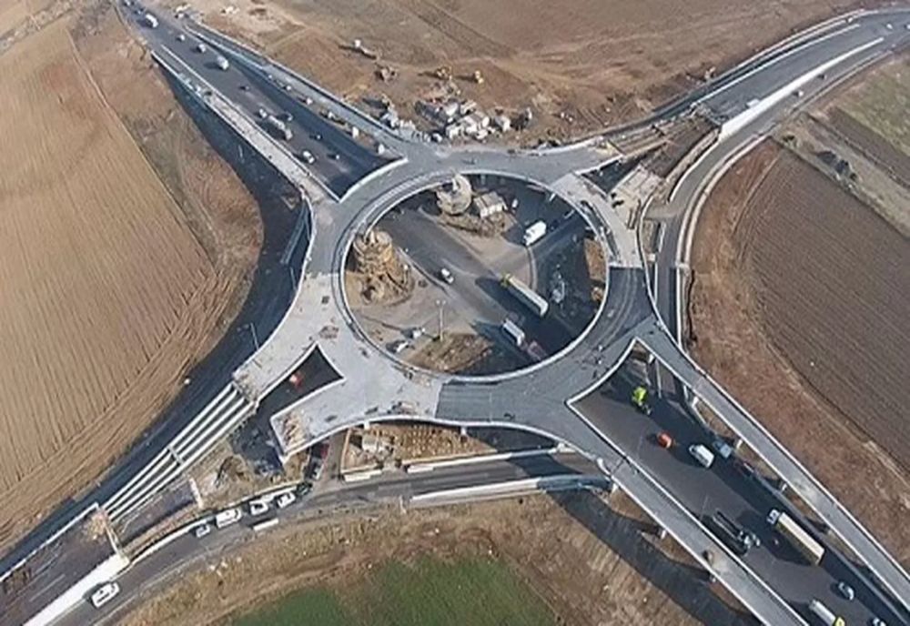 Ilfov. Asfalt pe inelul central al Pasajului Berceni