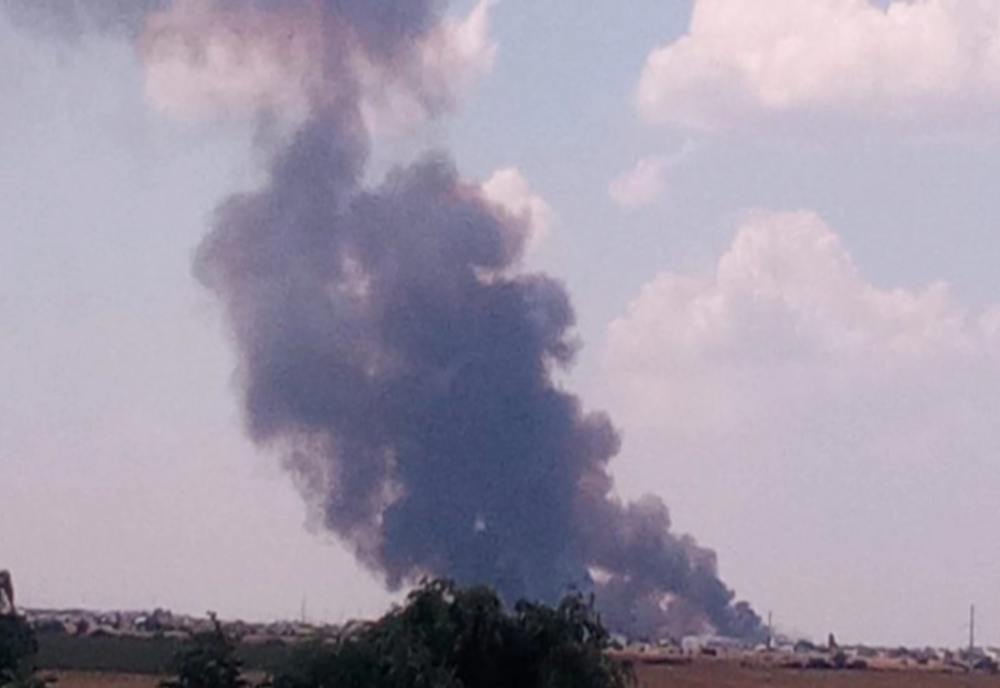 Incendiu de vegetație la Bragadiru, lângă Capitală