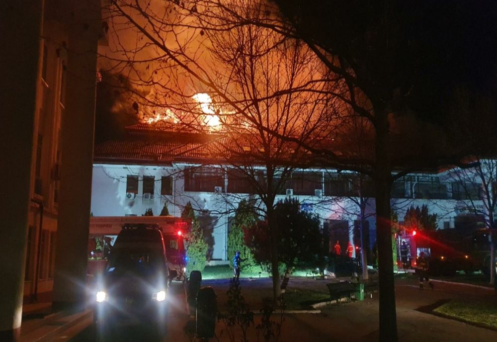 Incendiul de la Judecătoria Cornetu: polițiștii NU exclud o mână criminală!