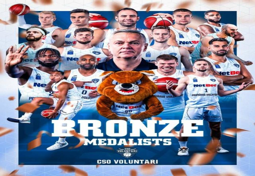 Baschet masculin: CSO Voluntari a câştigat medaliile de bronz în Liga Naţională
