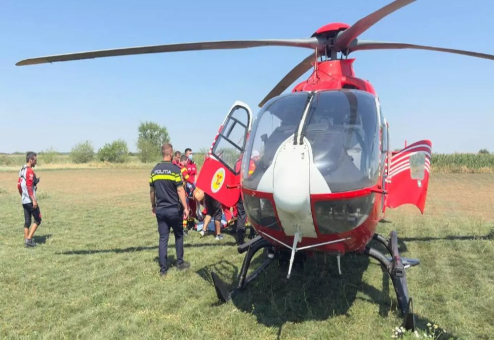 Bărbatul accidentat pe aerodromul Clinceni a decedat la spital