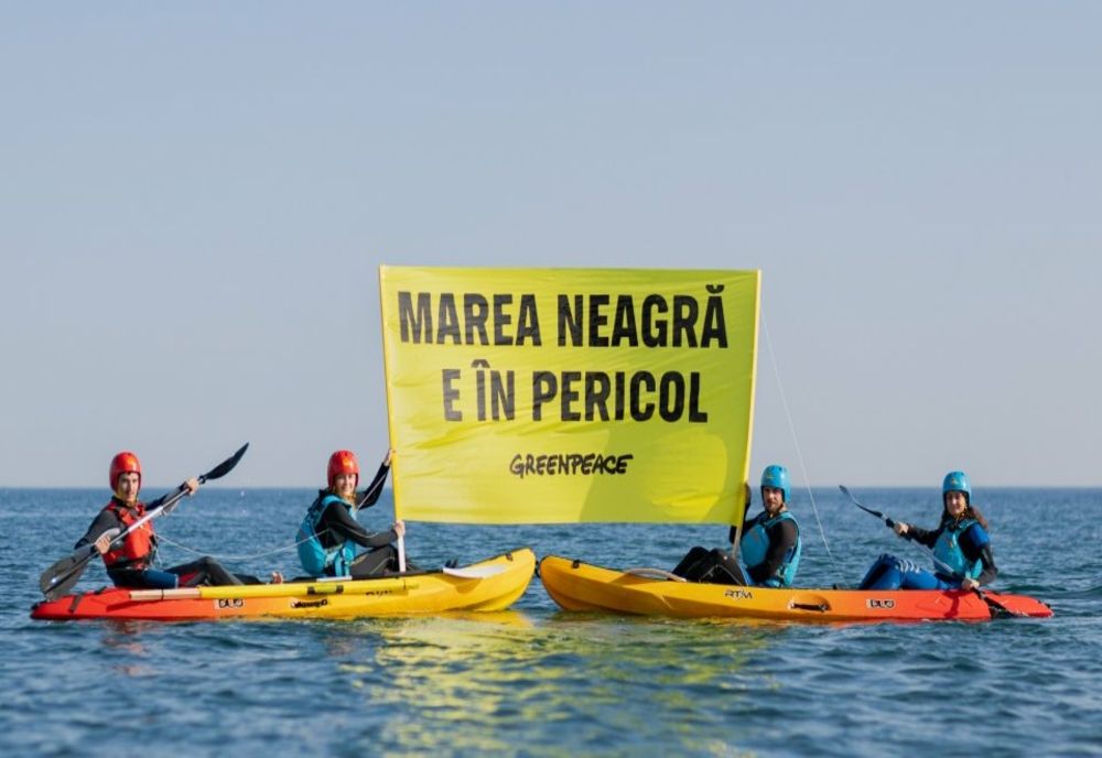 Greenpeace România: Proiectul Neptun Deep pune în pericol Marea Neagră