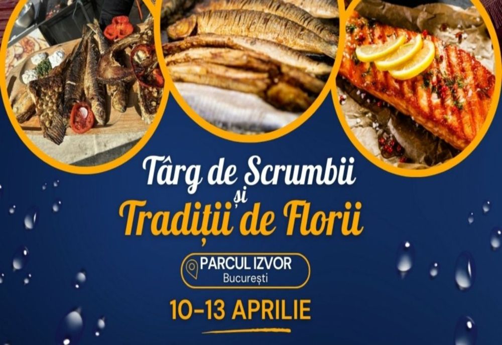 TÂRG DE SCRUMBII ȘI TRADIȚII DE FLORII, ÎN PARCUL IZVOR