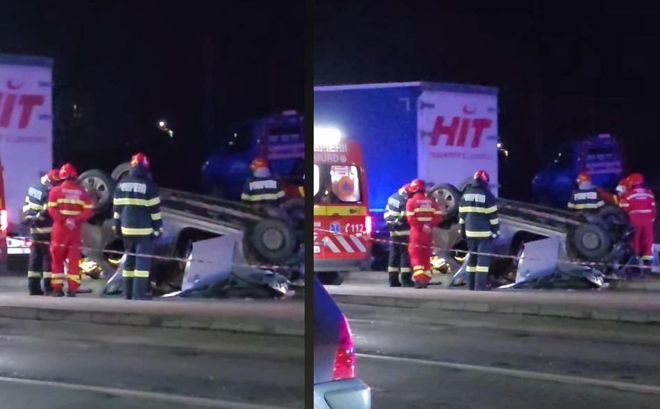 Șofer de 71 de ani, mort după ce s‑a răsturnat cu mașina pe Centura Capitalei