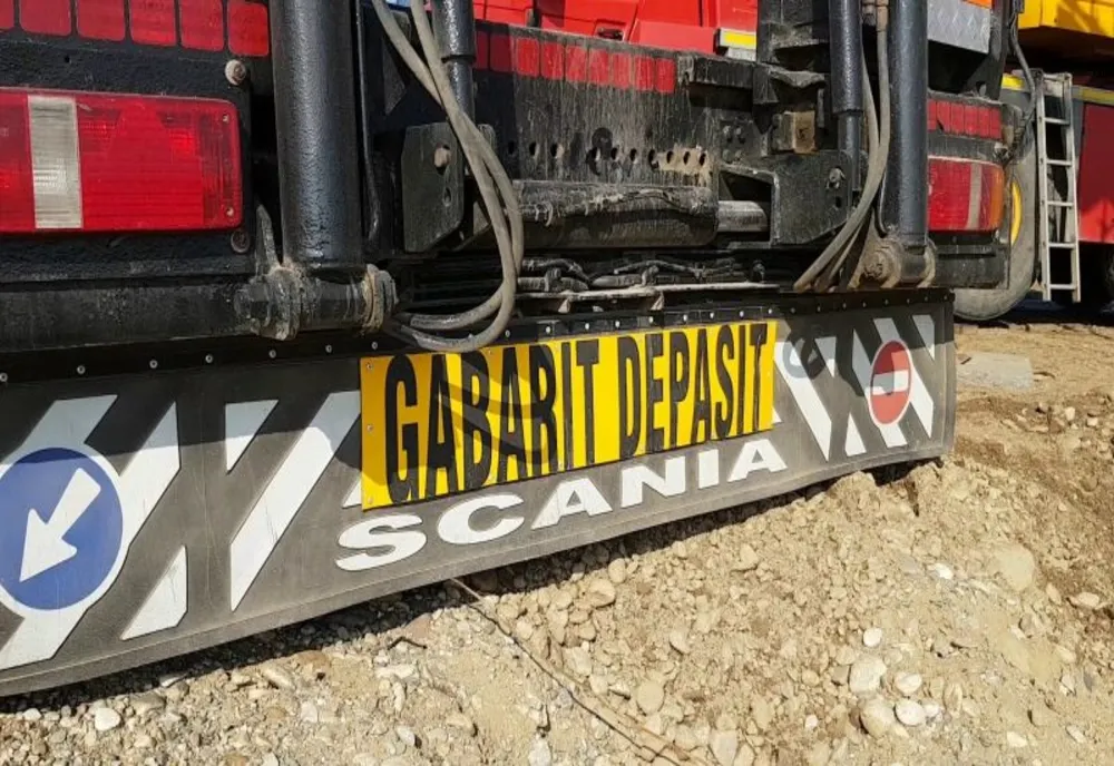 Un transport agabaritic va tranzita județul Ilfov