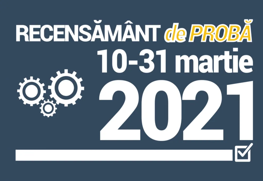 Direcția Județeană de Statistică Ilfov anunță recensământul populației și locuințelor de probă 