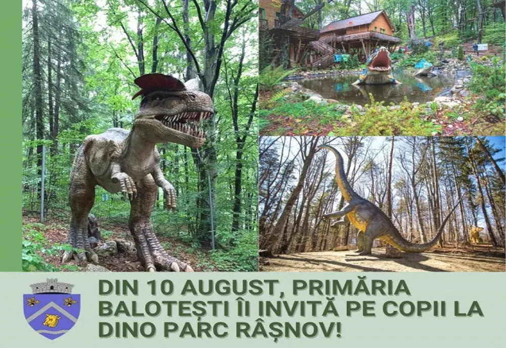 Balotești: Excursii pentru toți copiii la Dino Parc Râșnov