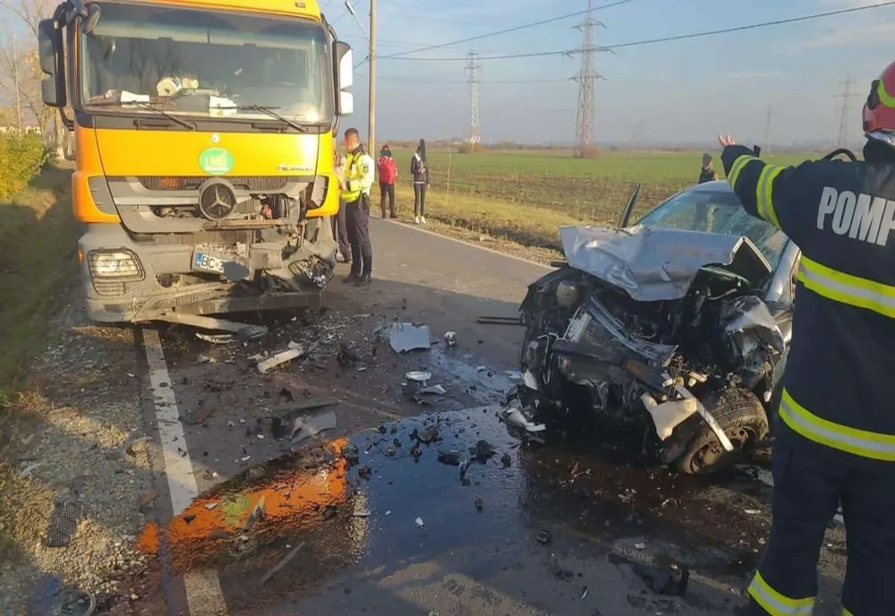 Ilfov. Accident violent la intrarea în Balotești. O persoană şi-a pierdut viaţa