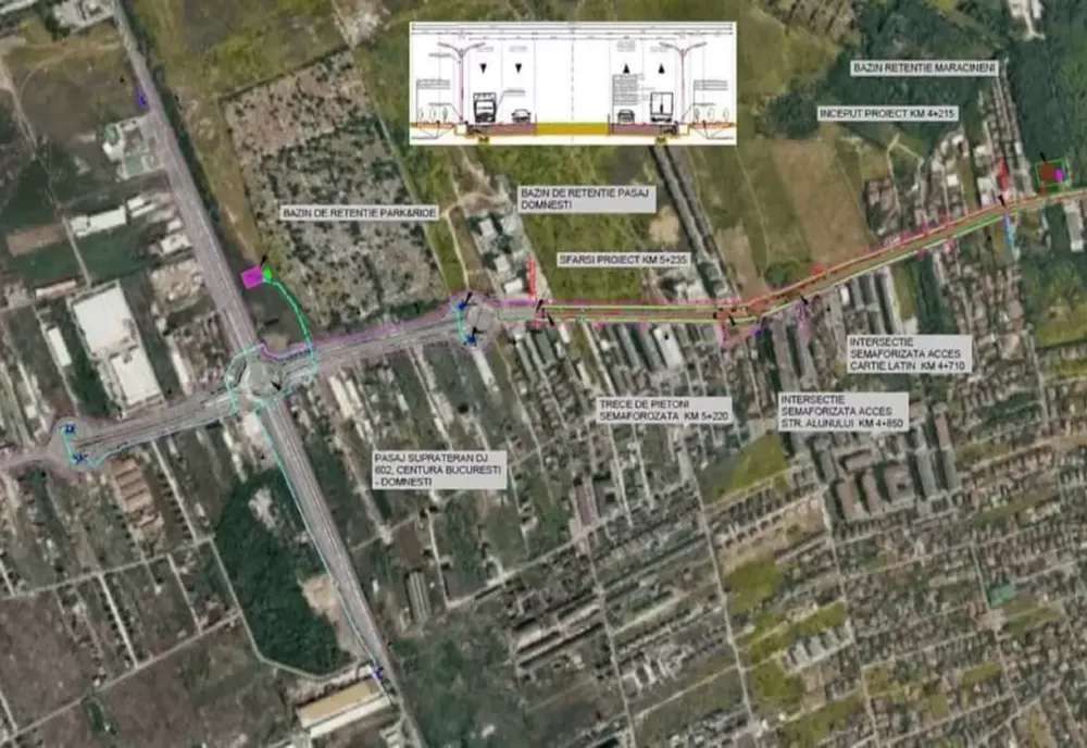Indicatorii tehnico-economici au undă verde pentru Prelungirea Ghencea- lărgirea la 4 benzi, între Mărăcineni și Pasajul Domnești