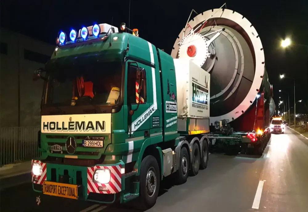 Ilfov. Transport agabaritic pe ruta Nădlac II PTF - Năvodari