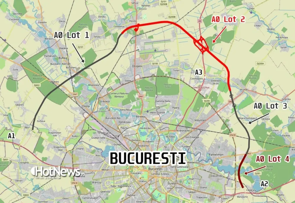 A fost semnat contractul pentru construirea Lotului 3 al Autostrăzii A0